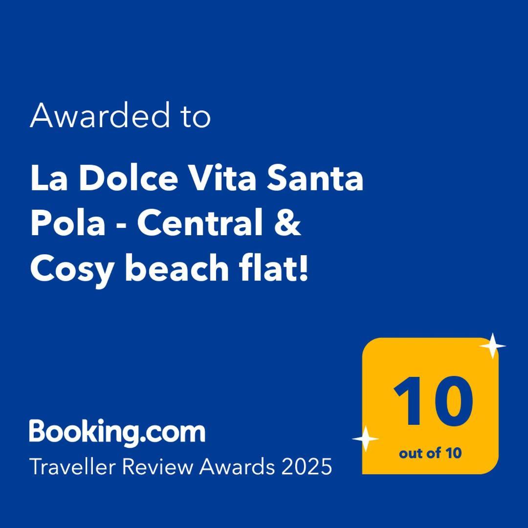 La Dolce Vita Santa Pola - Central & Cosy Beach Flat! 外观 照片